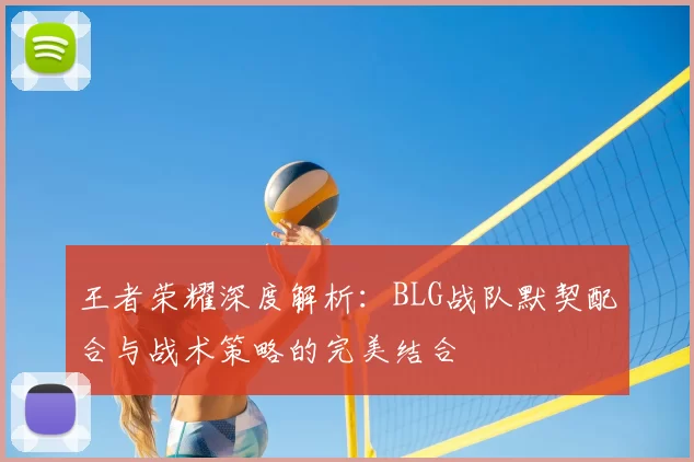 王者荣耀深度解析：BLG战队默契配合与战术策略的完美结合