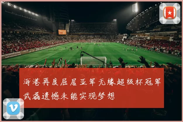 海港再度屈居亚军无缘超级杯冠军武磊遗憾未能实现梦想