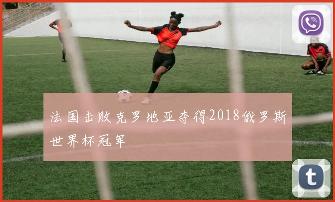 法国击败克罗地亚夺得2018俄罗斯世界杯冠军